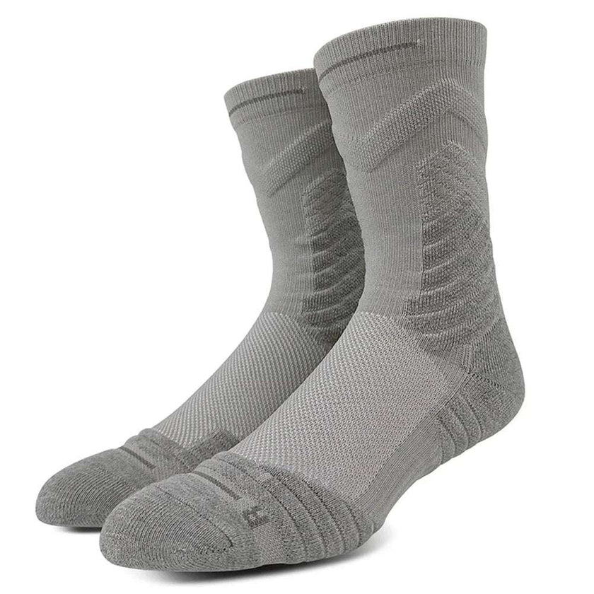 Mid-Length Basketball Socks: Thickened Towel Bottom, Anti-Slip, Shock-Absorbing Sports Socks - TheWellBeing4All