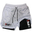 Men's 2 in 1 Double-Deck Sport Shorts: Running, Gym, Fitness, Training, Jogging Pants - TheWellBeing4All