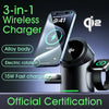 Qi2 3-In-1 Magnetic Fast Wireless Charger: 15W for iPhone, iWatch, AirPods & Android - TheWellBeing4All