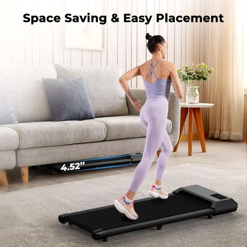 Under Desk Walking Pad Treadmill - Portable, Quiet, and Smart Fitness Solution for Home & Office