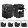 Universal Travel Plug Adapter – Multi-Function Charger with 2 USB Ports - TheWellBeing4All