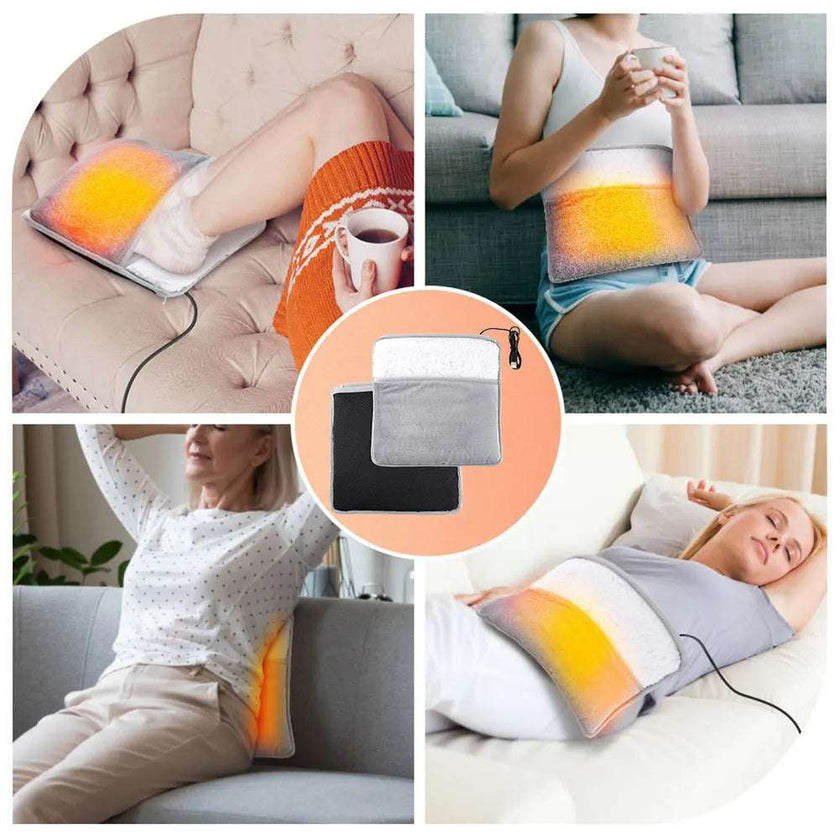 Winter Electric Foot Heating Pad - USB Powered, Soft Plush Thermal Blanket