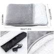 Winter Electric Foot Heating Pad - USB Powered, Soft Plush Thermal Blanket