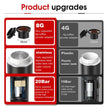 Wireless Electric Portable Espresso Coffee Machine - 3-in-1 Capsule Powder Travel Coffee Maker for Car & Home Camping