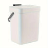 Space-Saving Quiet-Close Trash Can - 3/5L, Eco-Friendly Sealed Bin for Kitchen & Office - TheWellBeing4All