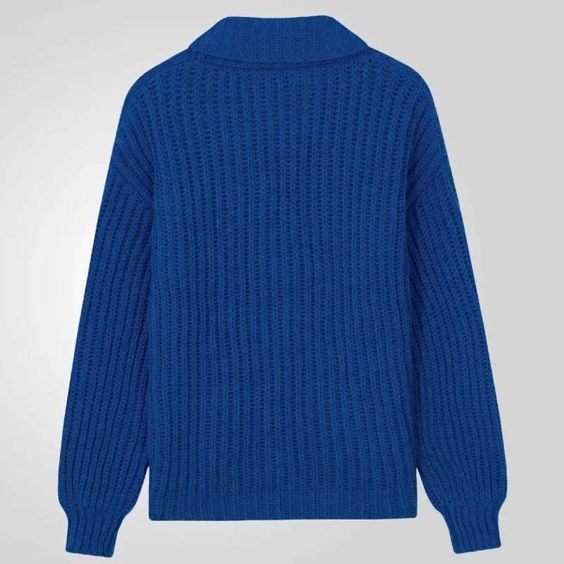 Men's Casual Cardigan Sweater Coat | Full Sleeve, Solid Color, Turn-Down Collar, Single Breasted, Autumn Winter