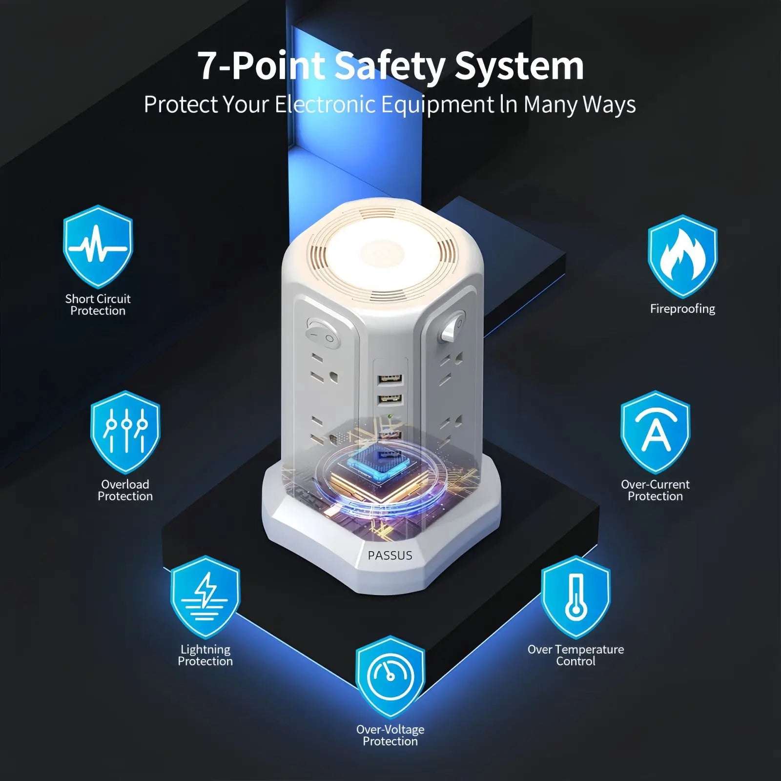 Transform Your Power Management with Smart Socket Tower