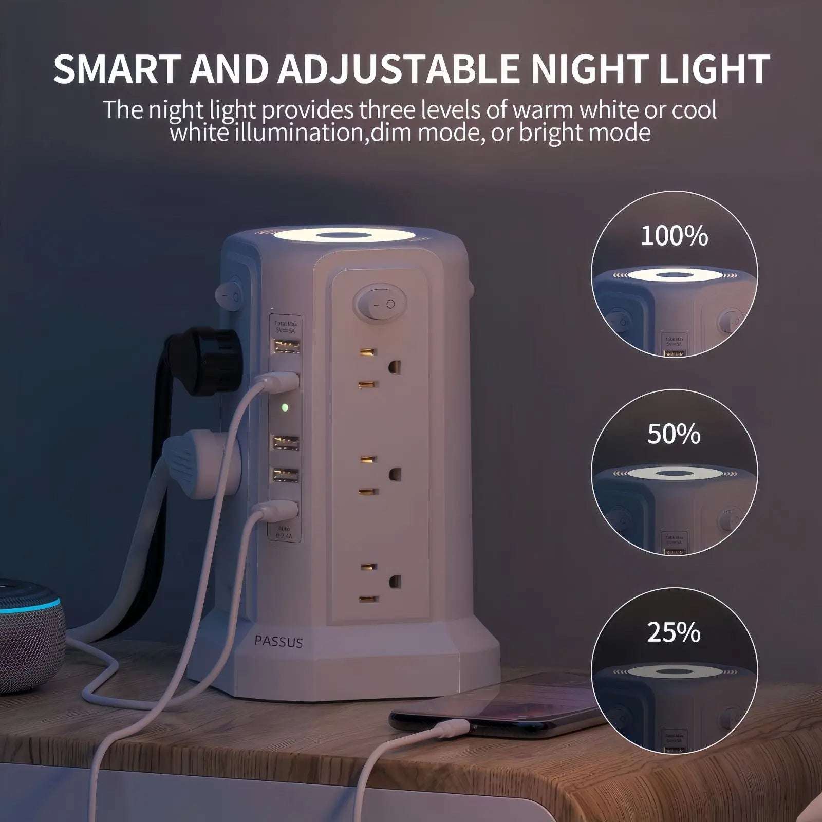 Transform Your Power Management with Smart Socket Tower
