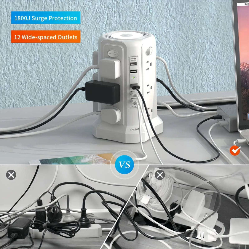 Transform Your Power Management with Smart Socket Tower