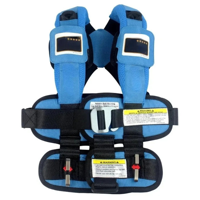 Travel Vest with Zipped Backpack - Wearable, Lightweight, Compact Car Seat for Everyday Use and Rideshare - TheWellBeing4All