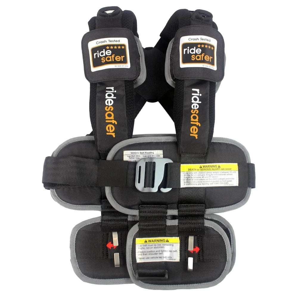 Travel Vest with Zipped Backpack - Wearable, Lightweight, Compact Car Seat for Everyday Use and Rideshare