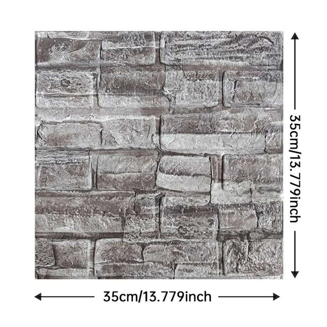 DIY 3D Brick Pattern Wall Stickers | Thickened, Soundproof, Waterproof, Moisture-proof - TheWellBeing4All