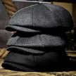 Vintage Tweed Peaky Blinders Beret Hat | Flat Peaked Cap | Casual Street Hat for Women and Men