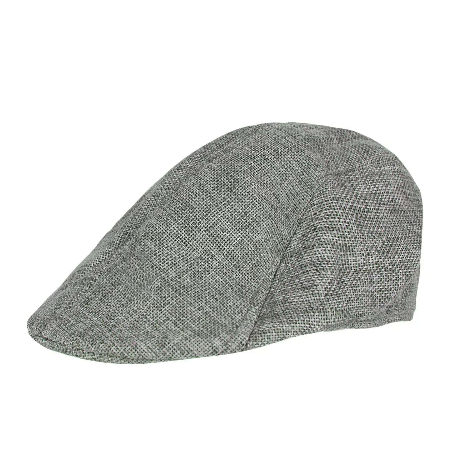 Vintage Tweed Peaky Blinders Beret Hat | Flat Peaked Cap | Casual Street Hat for Women and Men