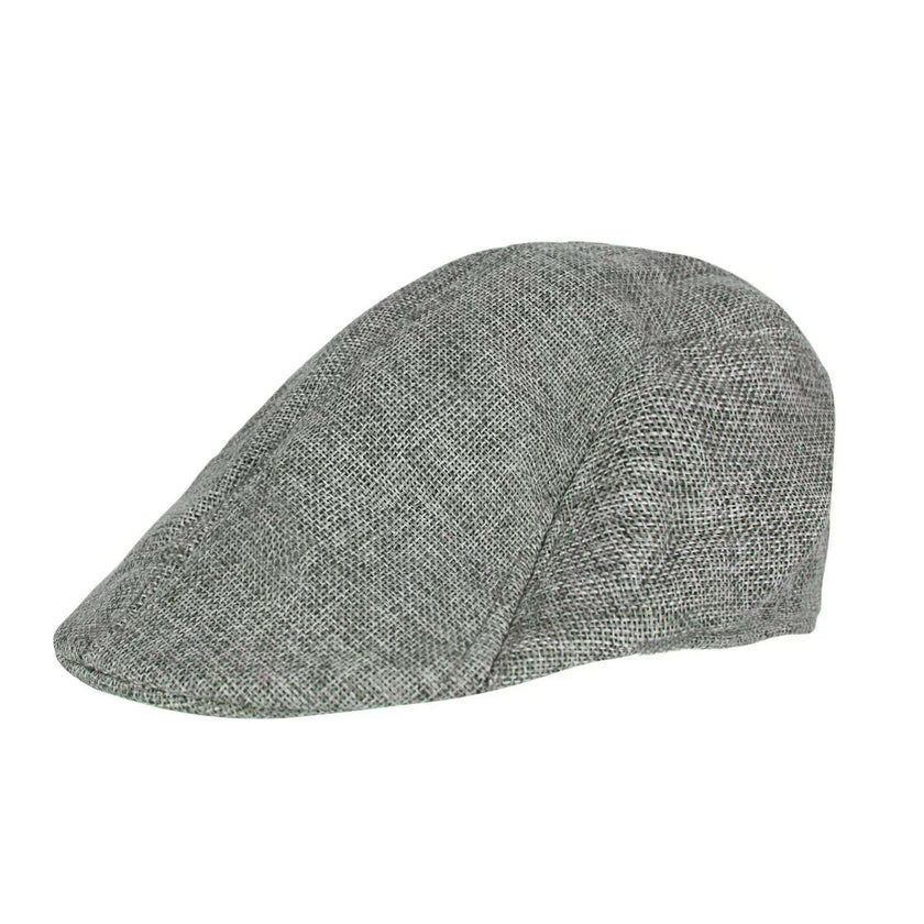 Vintage Tweed Peaky Blinders Beret Hat | Flat Peaked Cap | Casual Street Hat for Women and Men