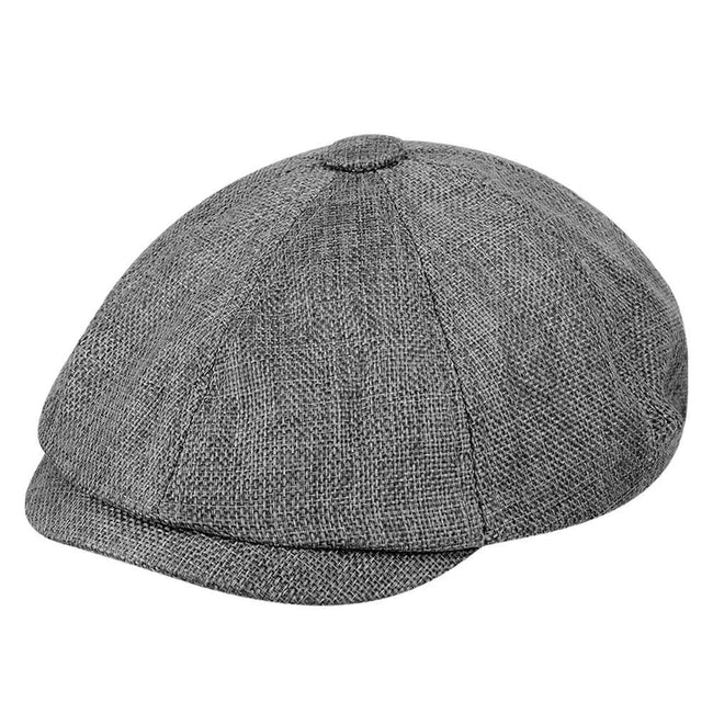 Vintage Tweed Peaky Blinders Beret Hat | Flat Peaked Cap | Casual Street Hat for Women and Men