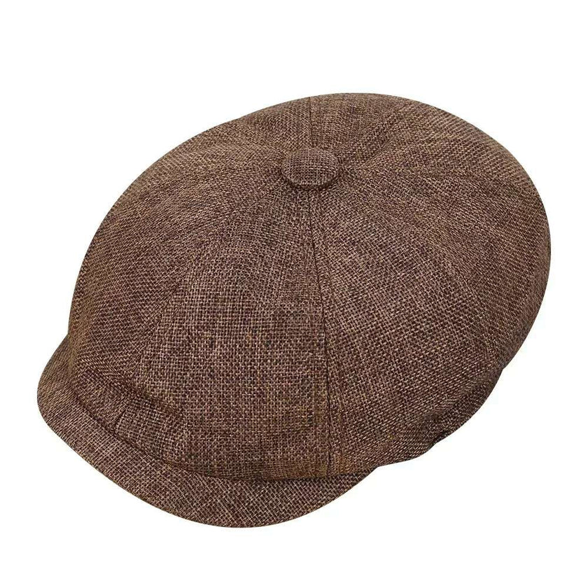 Vintage Tweed Peaky Blinders Beret Hat | Flat Peaked Cap | Casual Street Hat for Women and Men