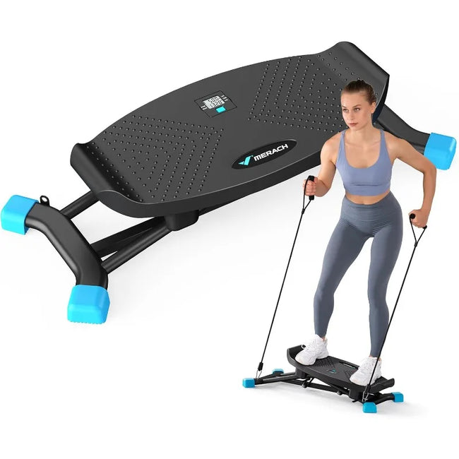 300LB Capacity Slide Stepper Machine – Full-Body Workout Equipment with LCD Display, Quiet Home Cardio & Knee Protection (Space-Saving) - TheWellBeing4All