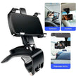 360° Rotating Multi-function Car Phone Holder with Adjustable Spring Clip
