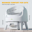 Automatic Self-Cleaning Cat Litter Box with Liners & Mat - Multiple Cats