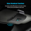 Bluetooth 5.0 Hands-Free Car Kit – 2W HIFI Speaker, Noise Cancelling, Sun Visor Clip & Dual Phone Pairing | Wireless MP3 Player for Cars - TheWellBeing4All