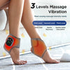 Adjustable Ankle Wrap with 5 Heat Levels & Vibration Modes – Grey Design