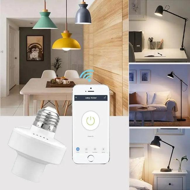 CORUI WiFi Smart Light Bulb Adapter E27/E26 – Voice Control with Alexa & Google Home, Works with Tuya/Smart Life App - TheWellBeing4All