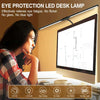 Dual LED Desk Lamp – Dimmable Computer Monitor Light, USB Table Lamp with Eye Protection for Office