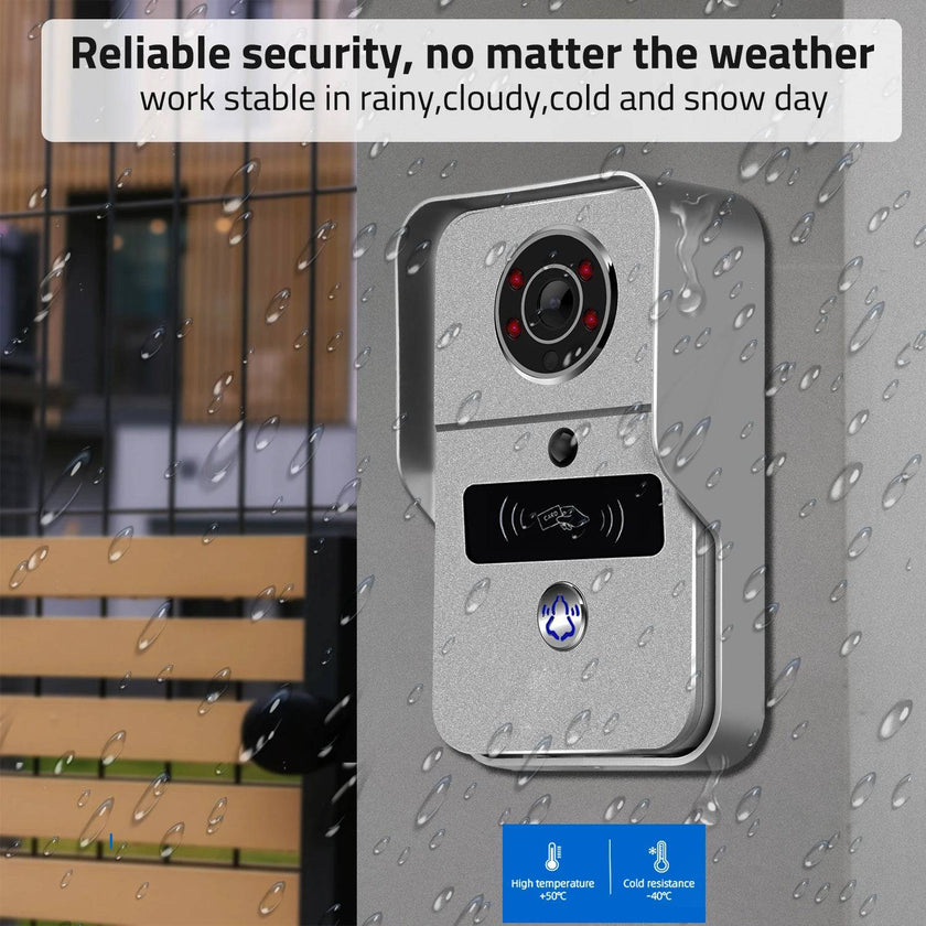 Enhanced Wireless Video Doorbell Camera with Motion Detection and Remote Unlock - TheWellBeing4All