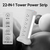 Extension Cord with 18 Outlets & 4 USB Ports - Surge Protector Power Strip Tower - TheWellBeing4All