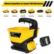 Handheld Seed Spreader for Dewalt 20V/60V Li-ion Battery – 3.7L Capacity for Grass Seed, Fertilizer, Salt