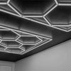 Hexagon LED Lighting Honeycomb Hex Lights - Ideal for Garage, Workshop, Car Detail, and Office Decor