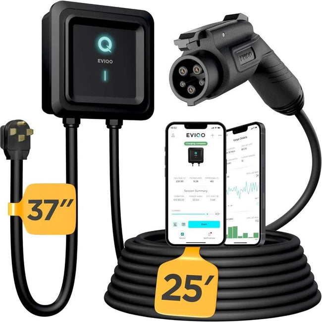 Level 2 EV Charger - 48 Amp, 240V Electric Vehicle Charging Station with Smart App