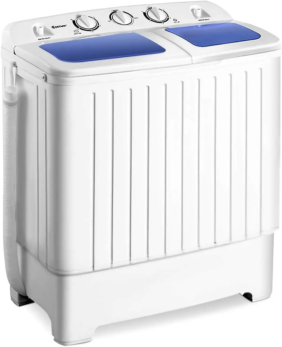 Mini Twin Tub Washing Machine – 20lbs Portable Washer & Dryer - TheWellBeing4All