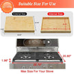 Multipurpose Bamboo Stove Top Cover & Cutting Board – Sink Cover, Noodle Board, Serving Tray