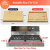 Multipurpose Bamboo Stove Top Cover & Cutting Board – Sink Cover, Noodle Board, Serving Tray