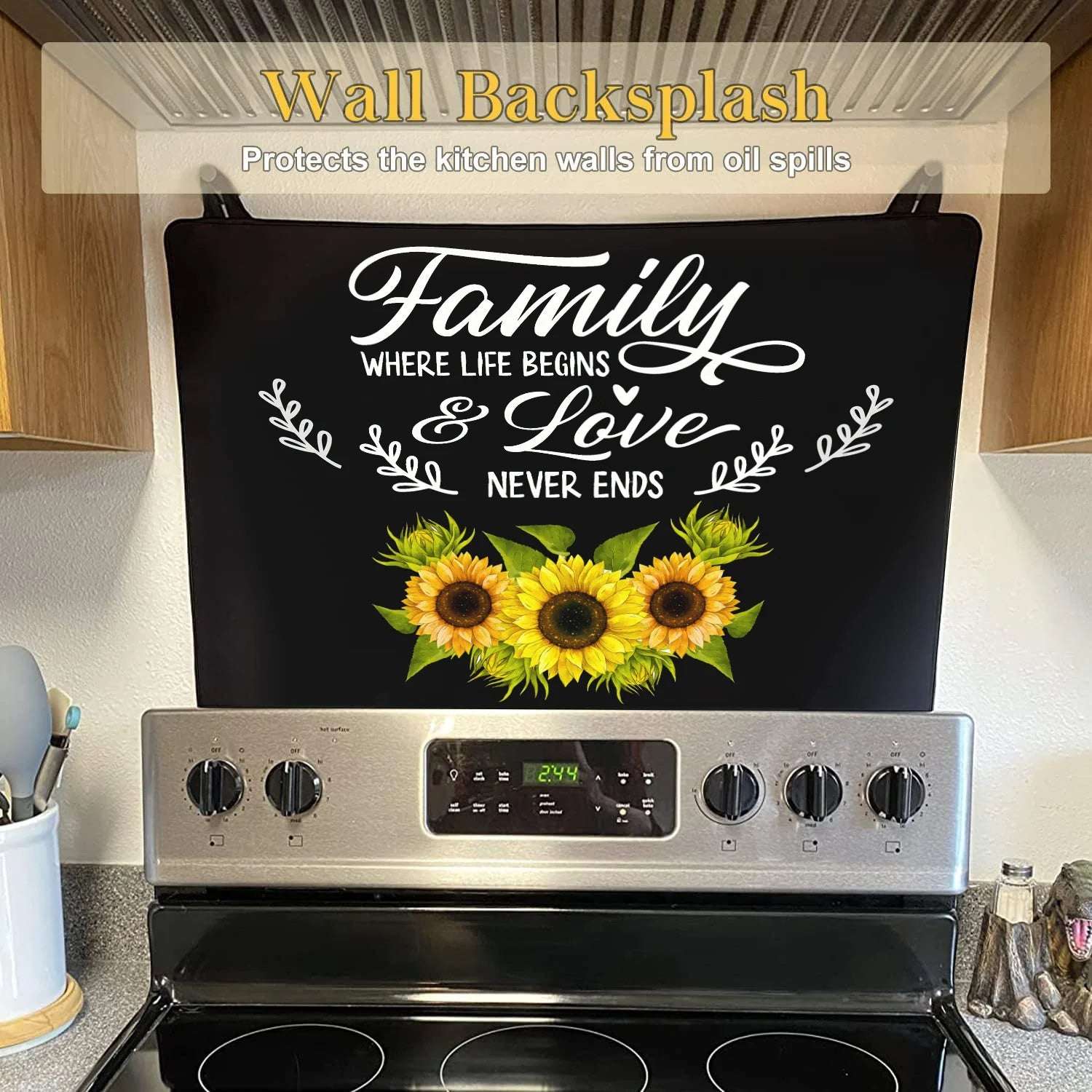 Silicone Stove Top Protector Mat | Heat Resistant, Non-Stick, Easy Clean, Flat RV Range & Ceramic Cooktop Cover