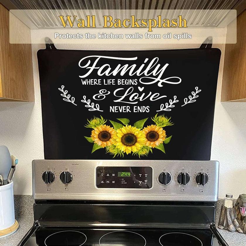 Silicone Stove Top Protector Mat | Heat Resistant, Non-Stick, Easy Clean, Flat RV Range & Ceramic Cooktop Cover