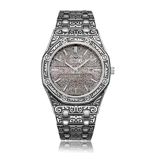 Elegant Vintage Quartz Watch – Waterproof, Stainless Steel Band, and Executive Quality - TheWellBeing4All