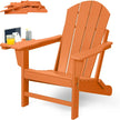HDPE Folding Adirondack Chair – Weather-Resistant Outdoor Chair with 4-in-1 Cup Holder, 150lb Capacity & Easy 15-Min Assembly (Modern Minimalist Design) - TheWellBeing4All
