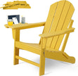 HDPE Folding Adirondack Chair – Weather-Resistant Outdoor Chair with 4-in-1 Cup Holder, 150lb Capacity & Easy 15-Min Assembly (Modern Minimalist Design) - TheWellBeing4All