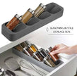 Kitchen Drawer Cutlery Storage Tray Knife Holder Spoon Forks Tableware Organizer Container For Spice Bottles Knives Block - TheWellBeing4All