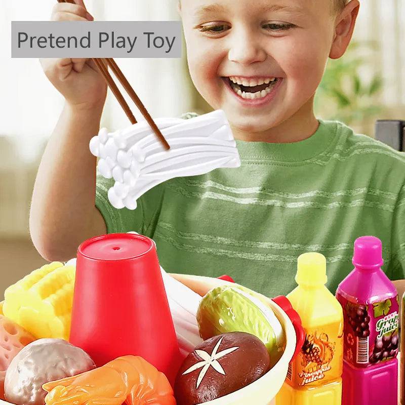Kitchen Toys Simulation Food Barbecue Cooking Toys Children Educational Play House - TheWellBeing4All