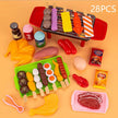 Kitchen Toys Simulation Food Barbecue Cooking Toys Children Educational Play House - TheWellBeing4All