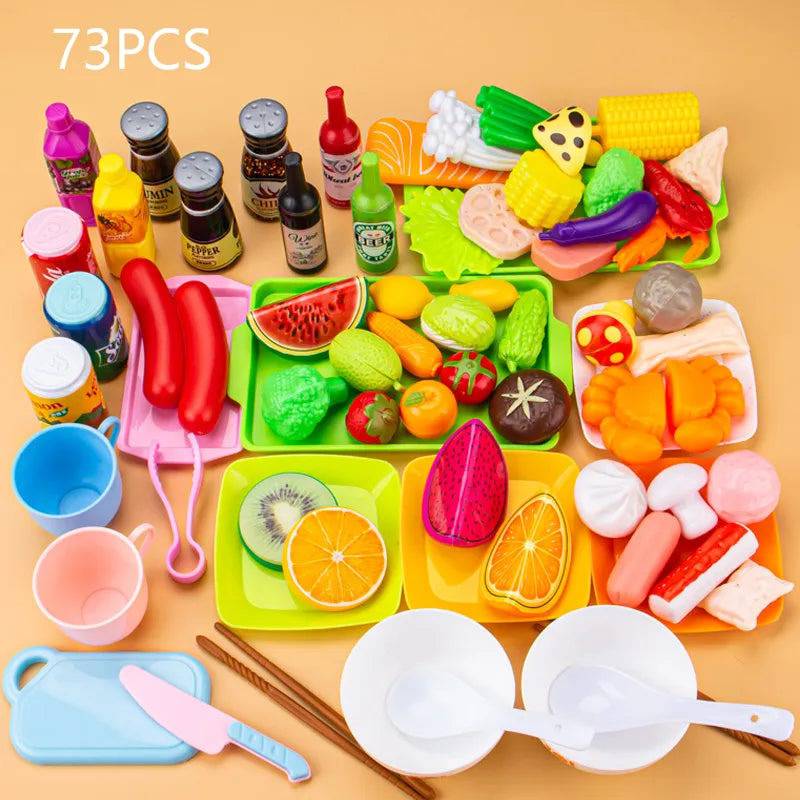 Kitchen Toys Simulation Food Barbecue Cooking Toys Children Educational Play House - TheWellBeing4All