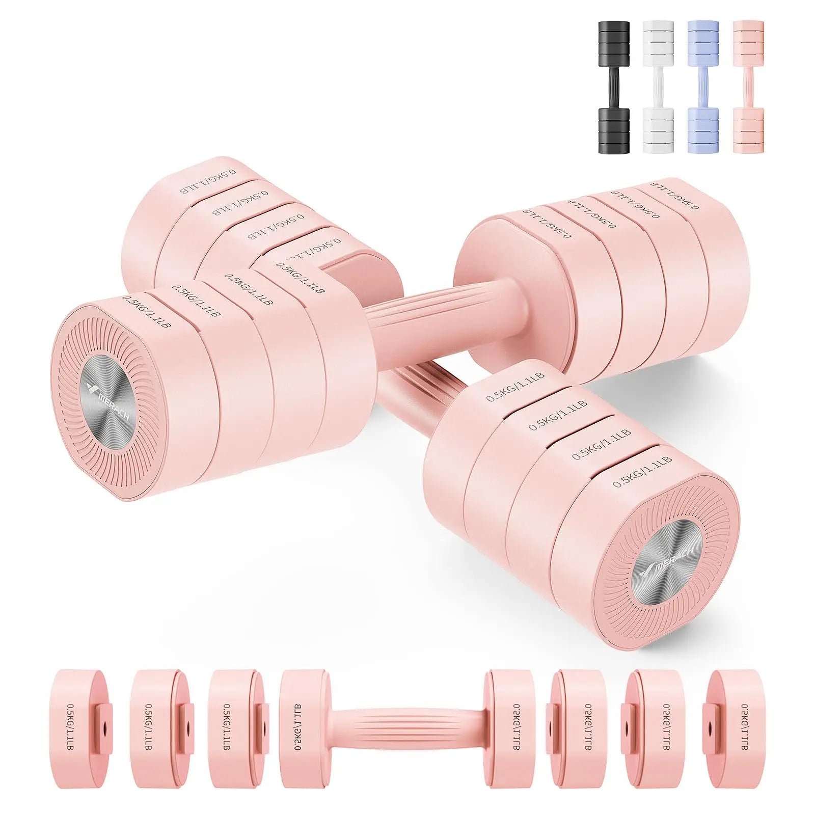 Compact Adjustable Dumbbells for Small Spaces – Safe Locking Mechanism
