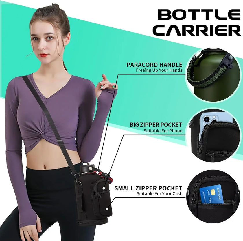 Eco-Friendly 64 oz Stainless Steel Water Bottle – Lead-Free, Reusable & Anti-Corrosion for Climbing - TheWellBeing4All