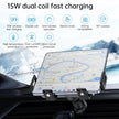 Dual Coil Wireless Car Charger – Fast Charging Vent Mount for Samsung Galaxy Z Fold 3/2, Flip 4/3 & iPhones (Foldable Phone Compatible) - TheWellBeing4All