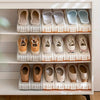 Adjustable Shoe Slots Organizer: Modern Double Rack Space Saver for Footwear Storage - TheWellBeing4All