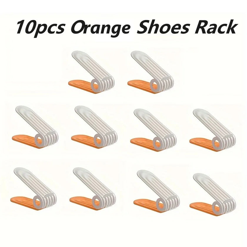 Adjustable Shoe Slots Organizer: Modern Double Rack Space Saver for Footwear Storage - TheWellBeing4All